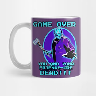 Pixelated Nightmare: Friday the 13th NES T-Shirt - Camp Console Edition Mug